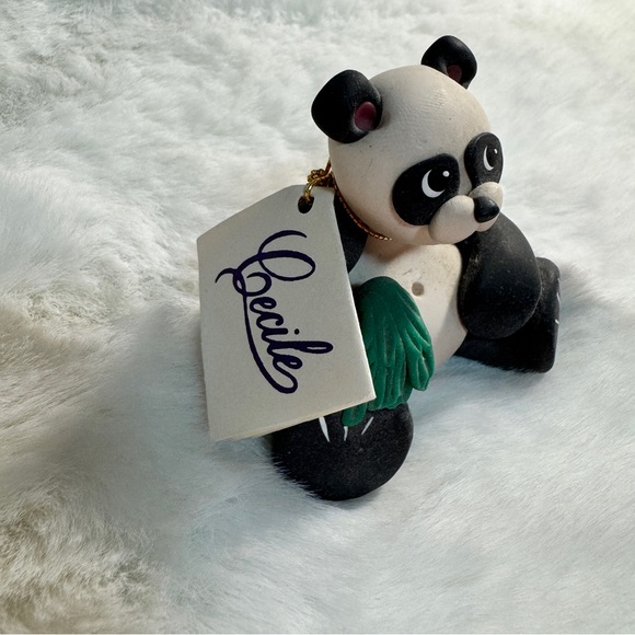 Vintage Panda Figure by Cecile Baird - Picture 5 of 6